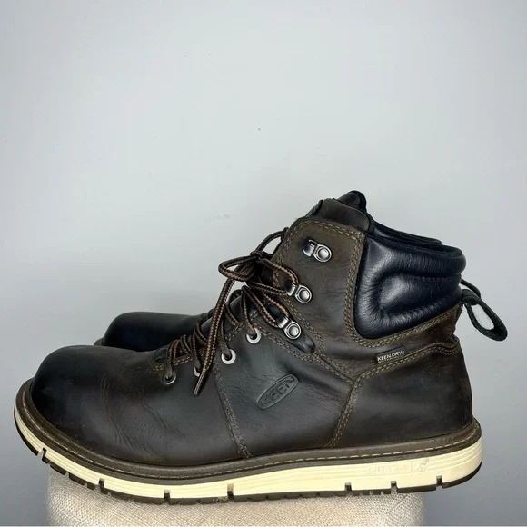Keen Men's Black and Brown Boots - Picture 5 of 11